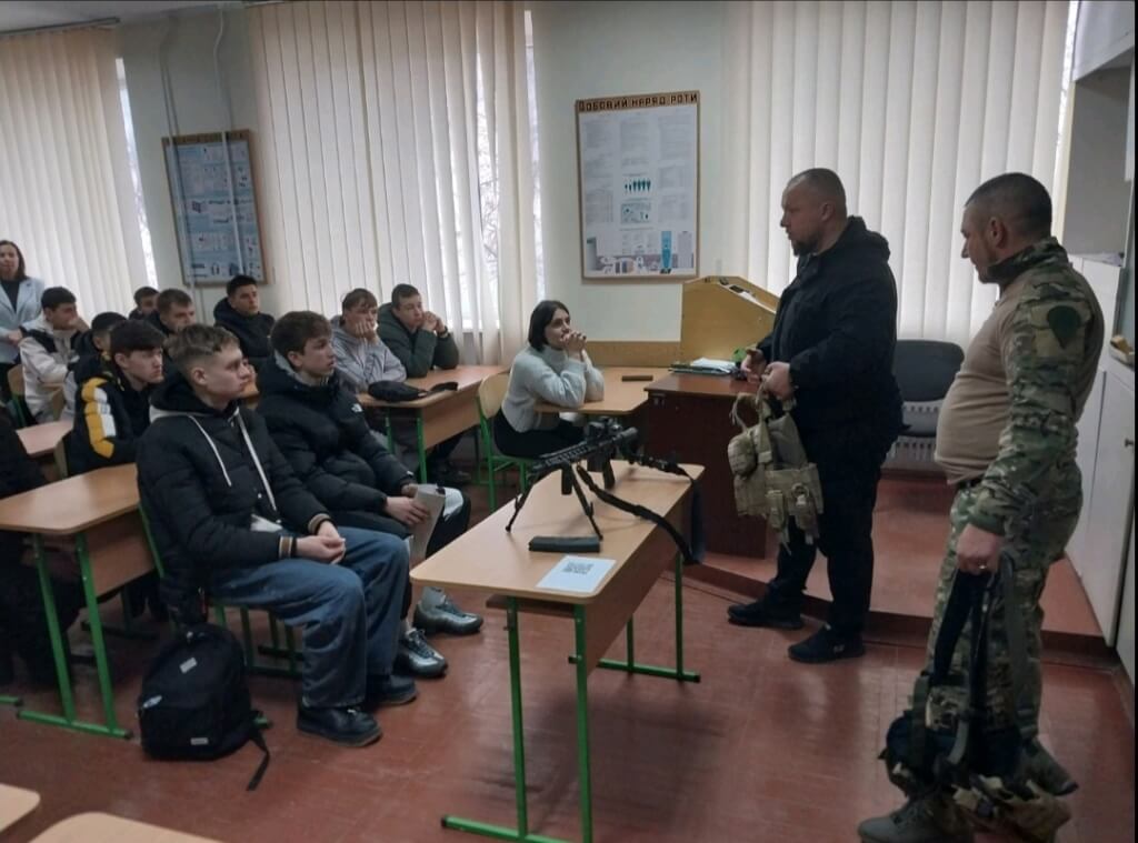 Зустріч здобувачів освіти з ветеранами війни