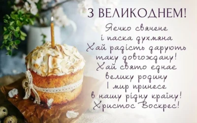 Привітання з Великоднем!